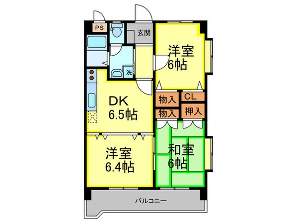 ダブル－ンの物件間取画像